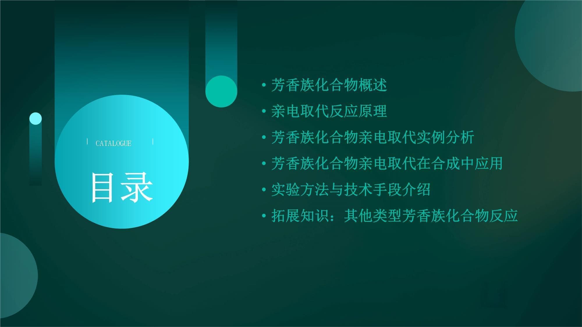 高等有机化学芳香族化合物亲电取代反应