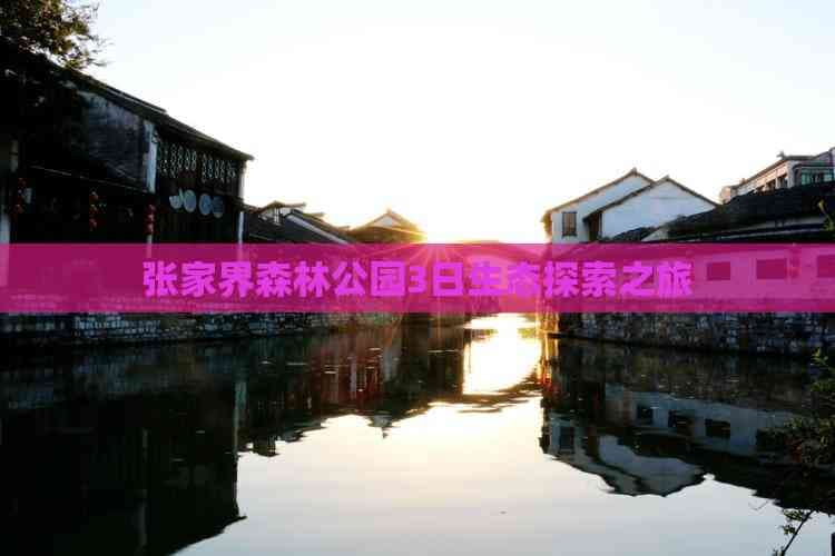 张家界森林公园3日生态探索之旅