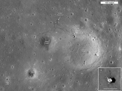 NASA公布高清登月遗迹卫星照片，再次证实人类登月壮举