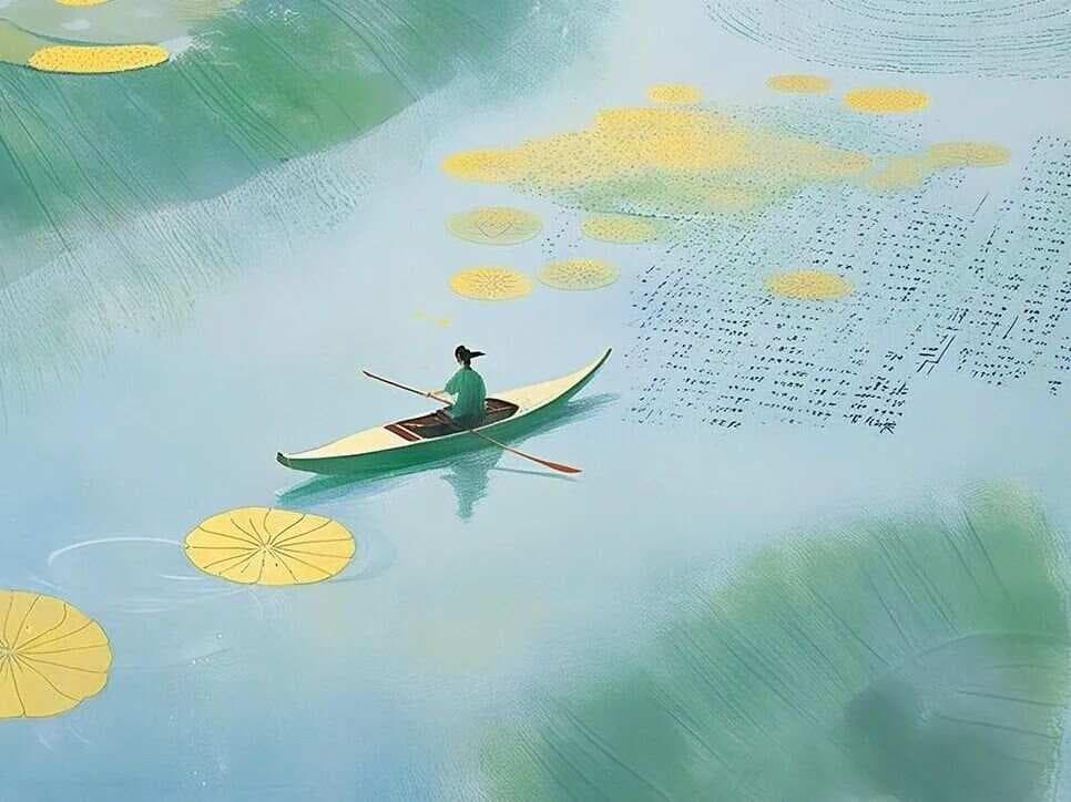 千古词帝李煜的两首经典《渔父》词，意境悠然，自在逍遥的生活令人无限向往