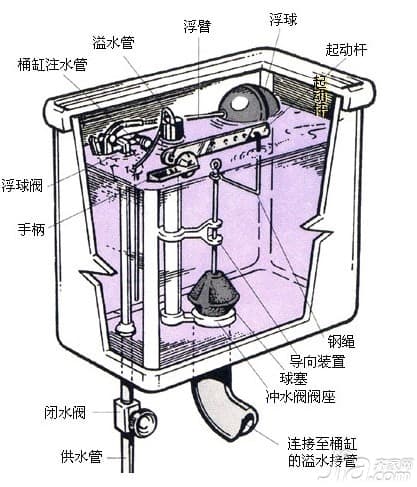 区分虹吸和直冲式 马桶原理图分析