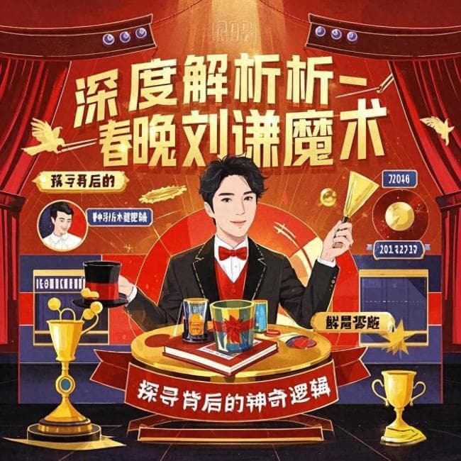 揭秘刘谦魔术：道具、手法与心理技巧的完美融合