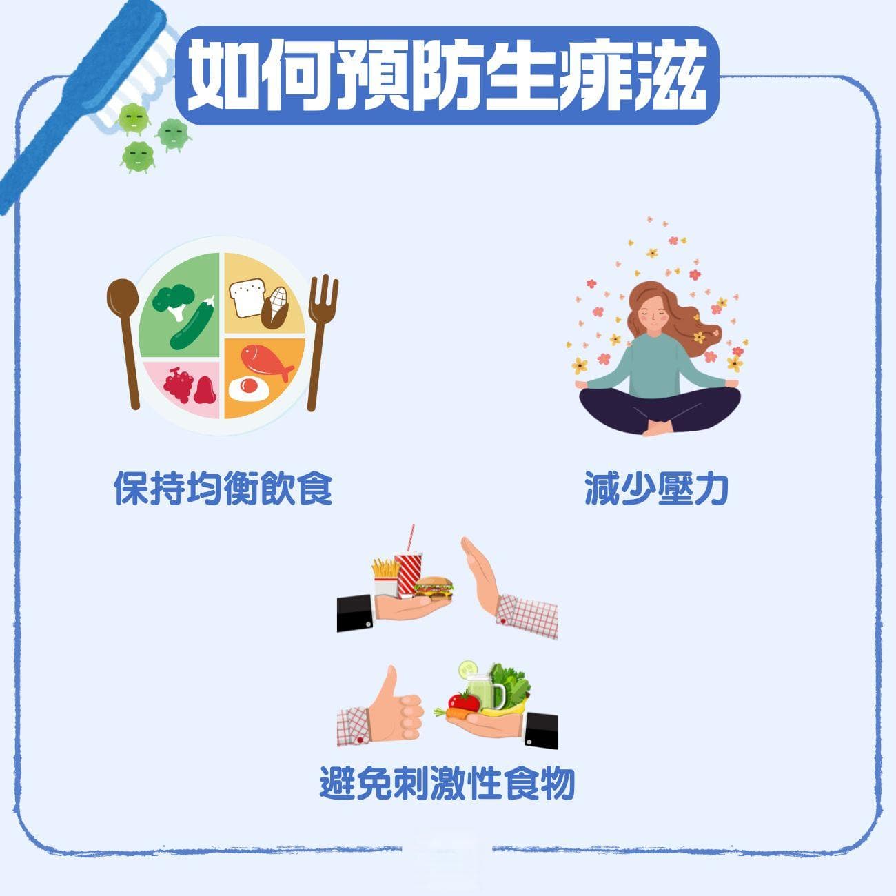 生痱滋 點算好？口腔潰瘍好煩惱！醫生話你知5大痱滋成因、止痛藥物及紓緩方法