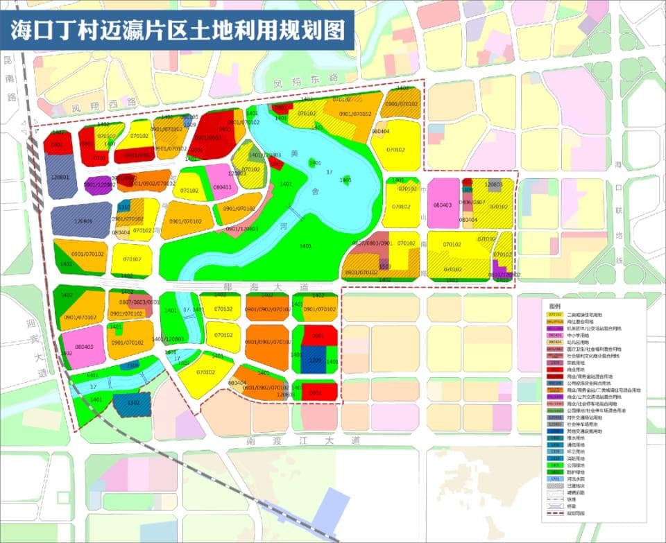 重磅消息！丁村迈瀛片区规划曝光，“海口地铁”来了？