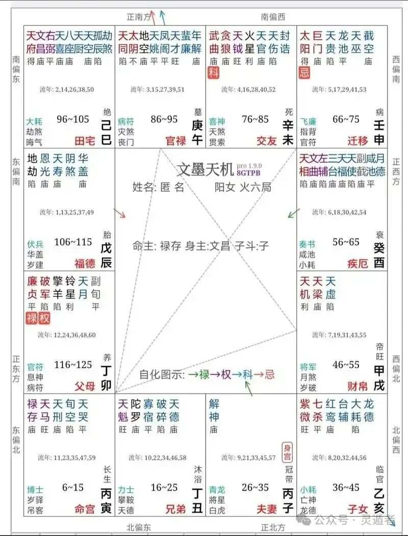 紫薇斗数飞星的基本概念
