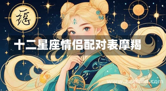 十二星座情侣配对表摩羯