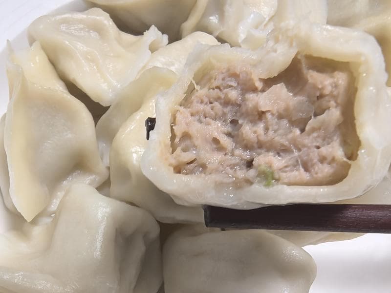 莲藕肉饺子