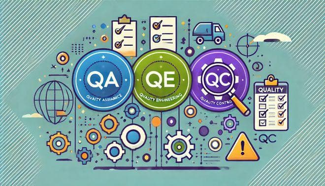 品质部的三大模块：QA、QE、QC