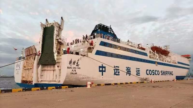 天津至大连客滚航线复航
