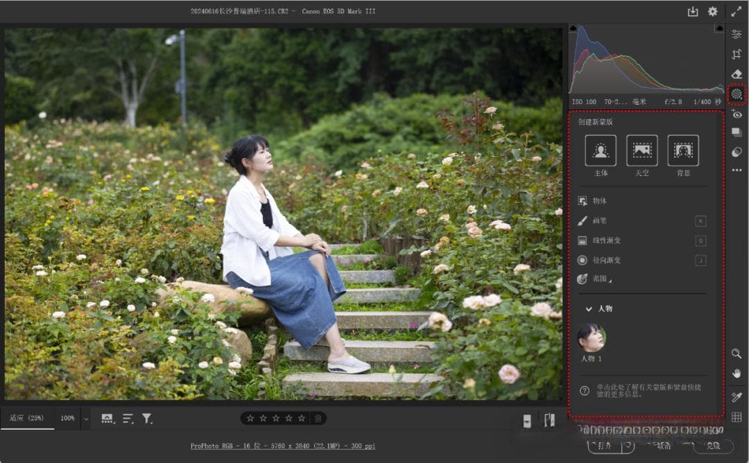 Camera Raw：蒙版功能详解