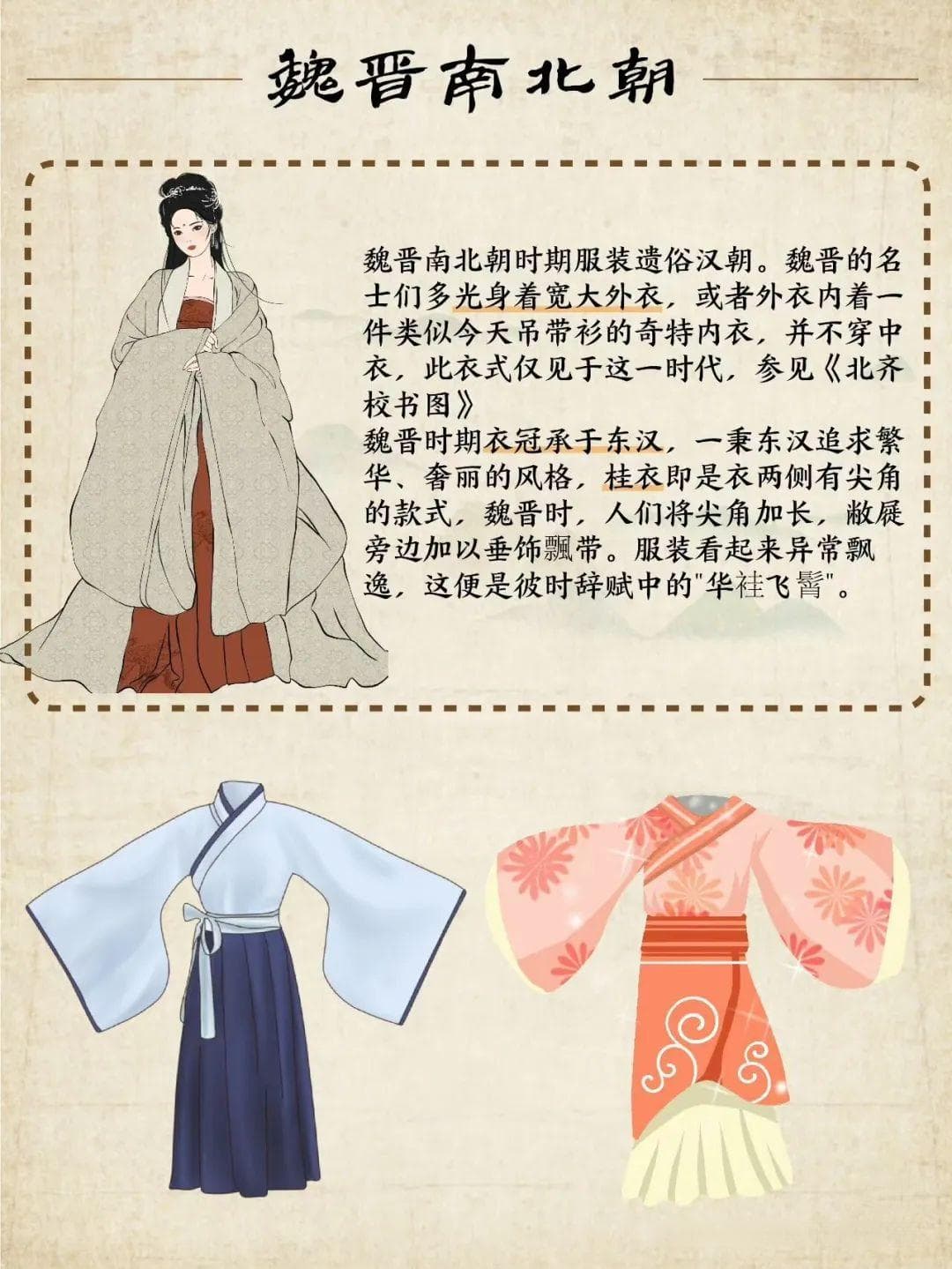 秦汉深衣到明朝袄裙：汉服两千年的款式变迁