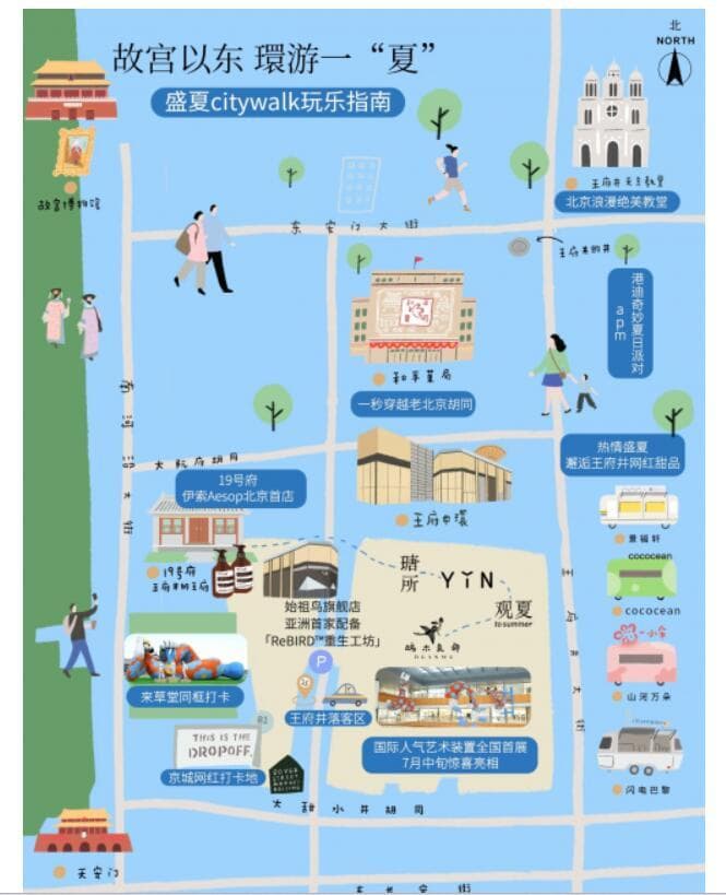 北京王府井游玩Citywalk路线：旅游感受胡同文化与都市气息的融合