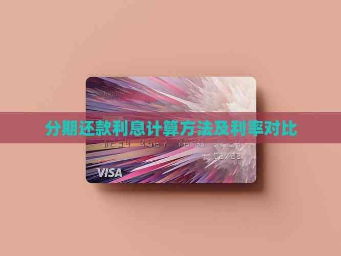分期还款利息计算方法及利率对比