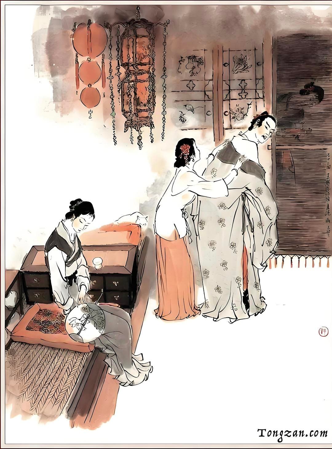 《红楼梦》第七十二回：王熙凤羞说病，来旺妇霸成亲