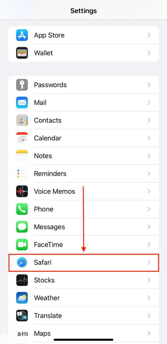 如何从浏览器和其他应用程式中清除iPhone的缓存和Cookie