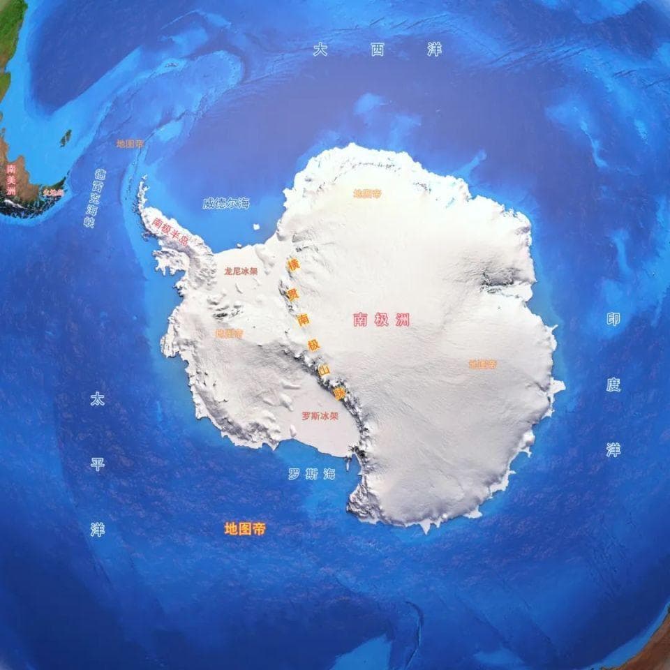 南极新大陆，中国建5个科考站：长城、中山、昆仑、泰山、秦岭