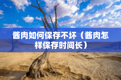 酱肉如何保存不坏（酱肉怎样保存时间长）