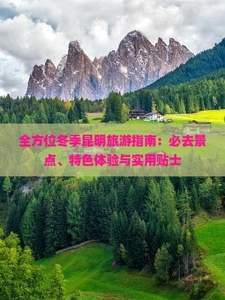 全方位冬季昆明旅游指南：必去景点、特色体验与实用贴士