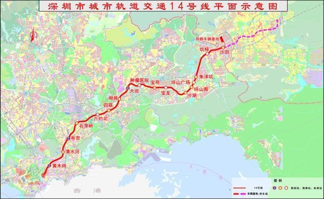 深圳14号线地铁有望延至惠州，27号线一期火热建设中