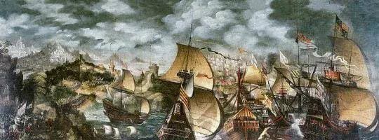 加莱海战：英国挑战西班牙的海上霸权第一战