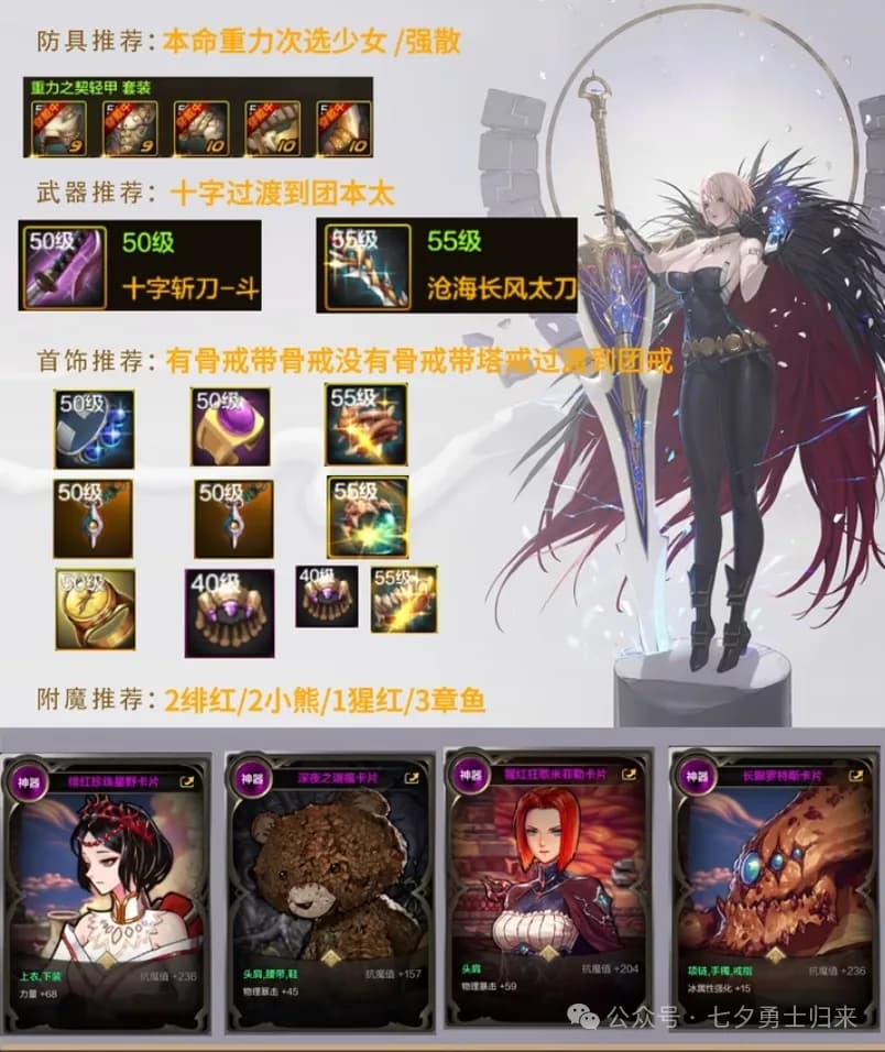 DNF手游女鬼剑士四大职业装备、技能、搬砖套装全攻略