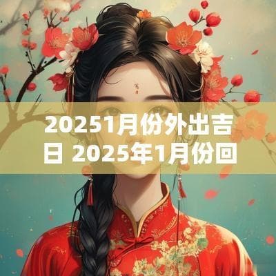 2025年1月份外出吉日 2025年1月份回家吉日