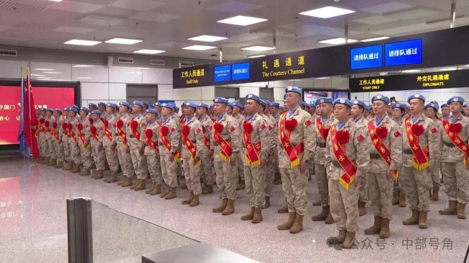中国第15批赴南苏丹维和部队出发