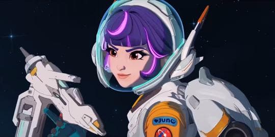 暴雪新英雄朱诺：火星少女的红色承诺