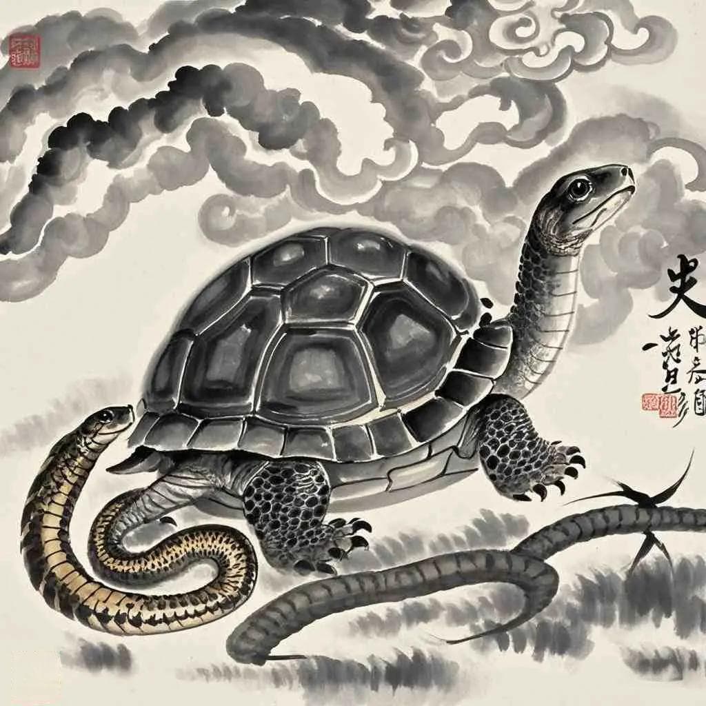 上古神兽玄武：从水神到道教护法的演变历程