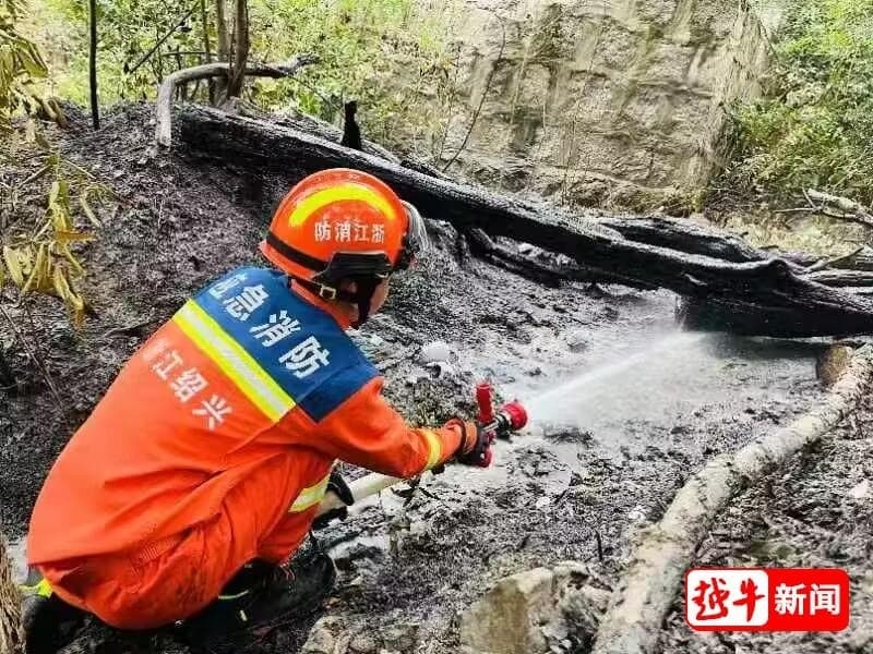 绍兴杨汛桥：5分钟应急救援圈成功处置山火