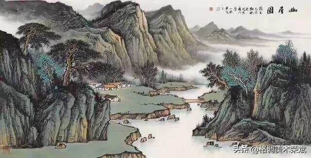 意境是山水画的灵魂，亦是内心情感和自然景观的结合