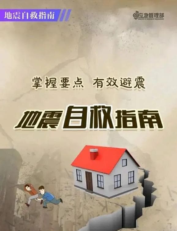 这份地震逃生避险指南，请收藏
