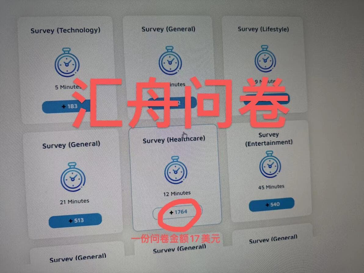 如何通过网上调查问卷来赚钱？