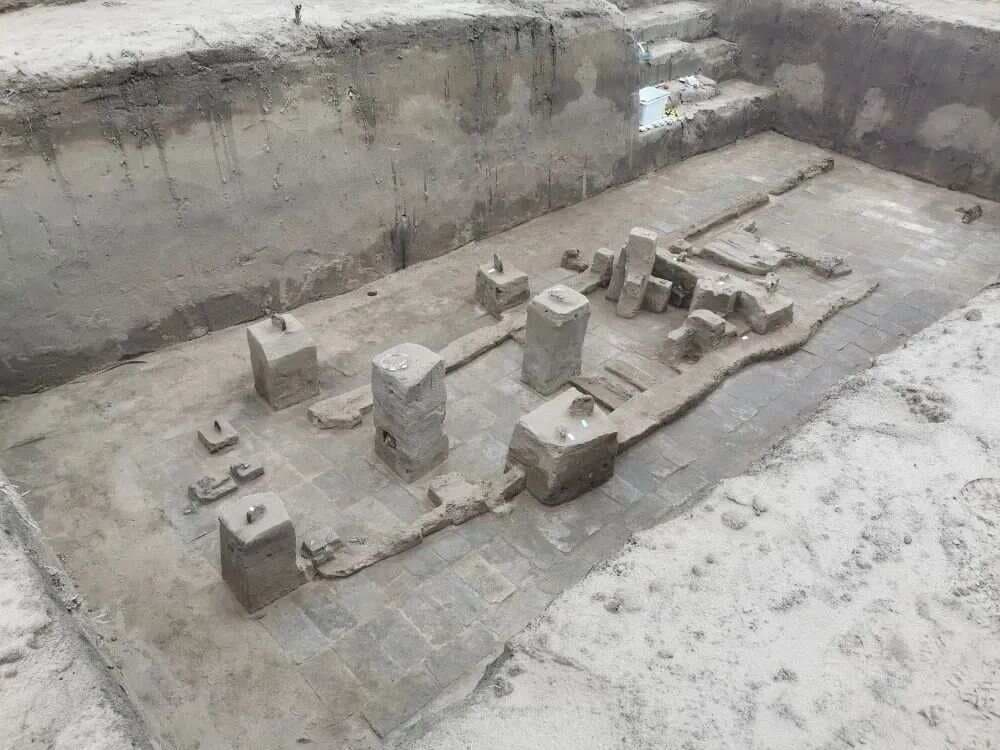 辽代考古重要发现：内蒙古开鲁县发现千年陪葬车坑