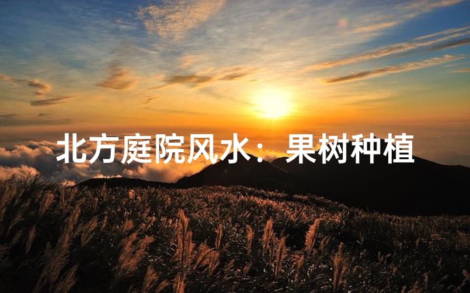 北方庭院风水：果树种植宜忌解析