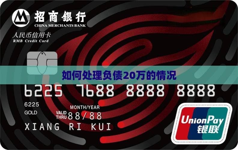 如何处理负债20万的情况