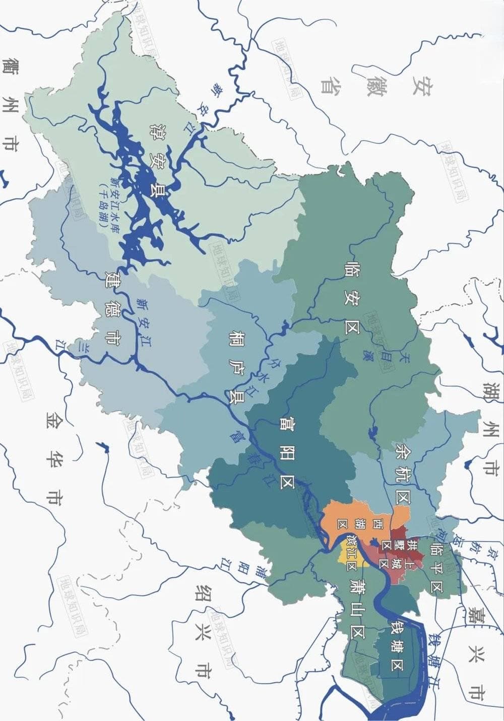 杭州：沿江发展与城西崛起并行，跻身超大城市行列