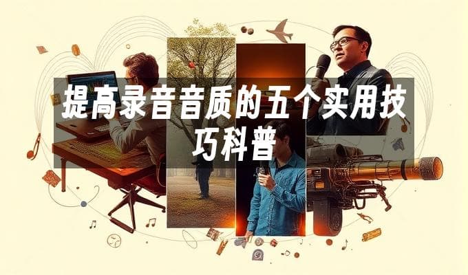 提高录音音质的五个实用技巧科普