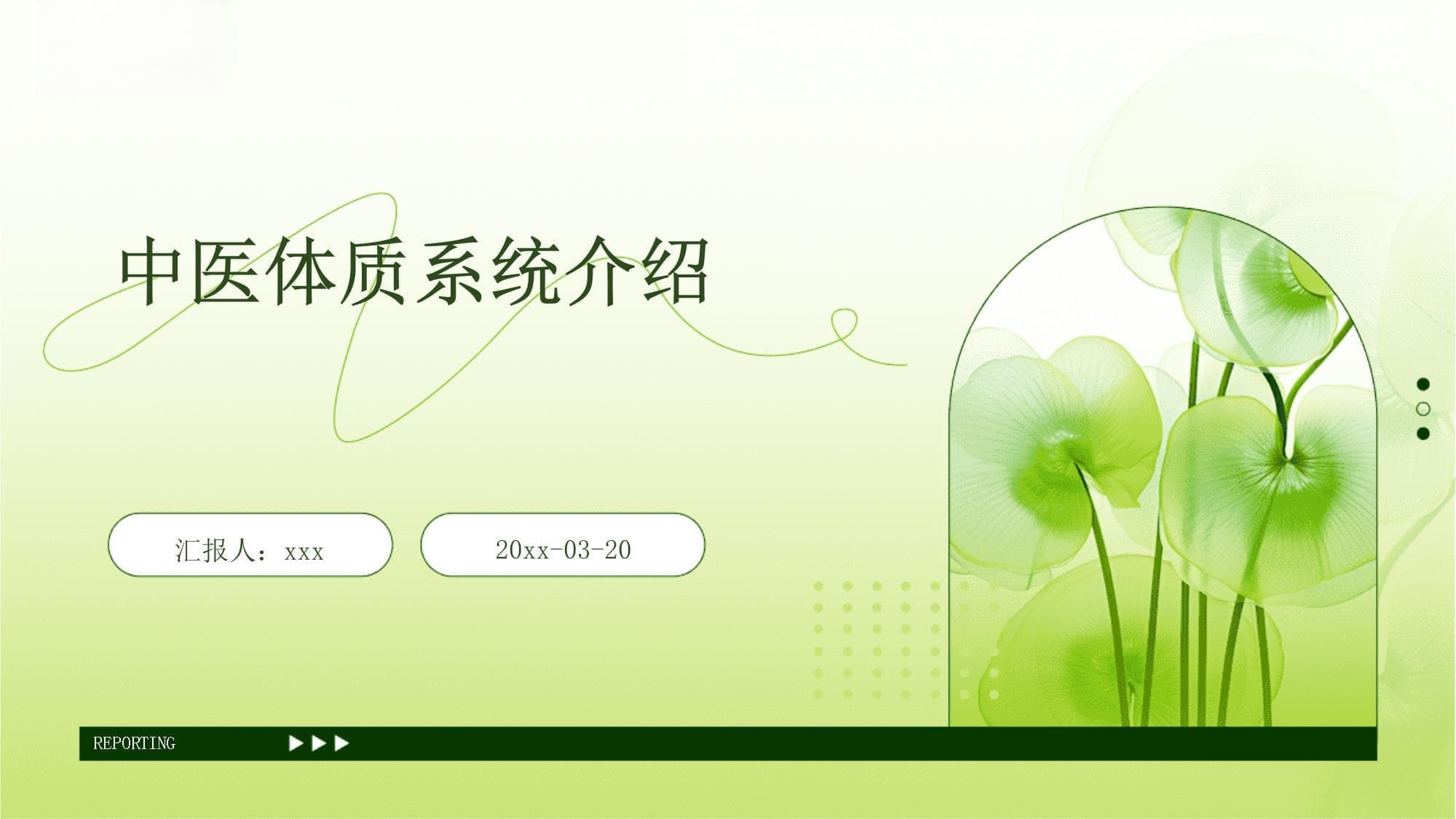 中医体质系统介绍