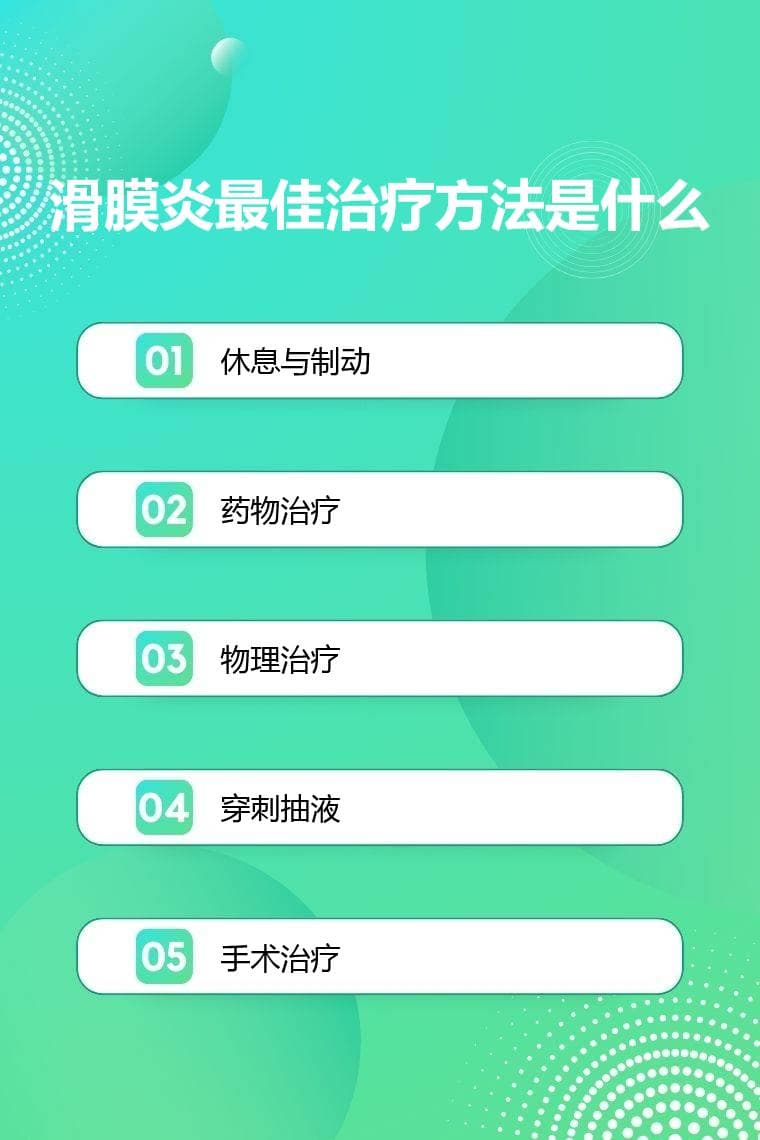 滑膜炎最佳治疗方法是什么