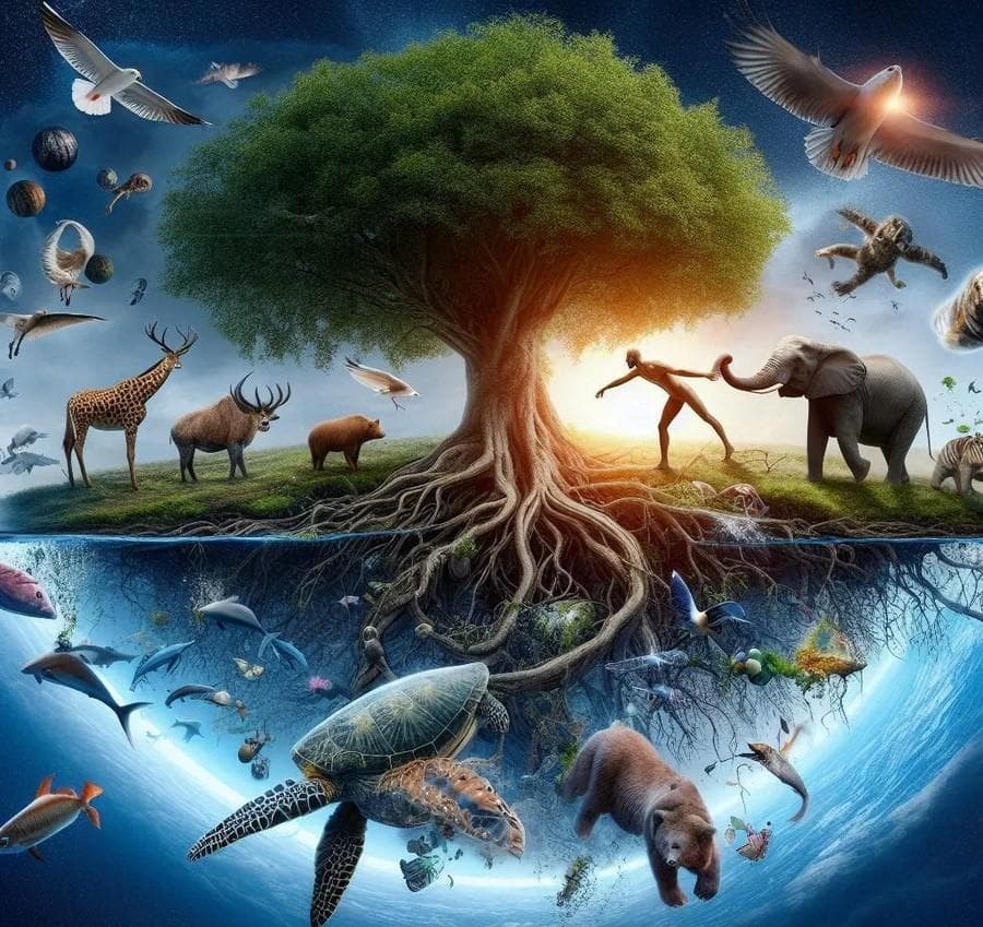 人与动物的共生关系：生态系统的平衡