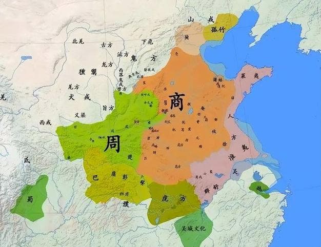 周朝的疆域地图从西周的盛世到战国七雄的崛起，发生了哪些变化？!