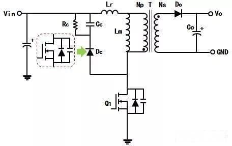 ACF Flyback(有源钳位反激变换器)