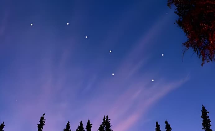 北斗七星：夜空中最亮的“勺子”