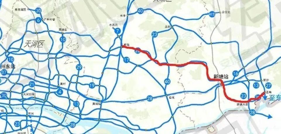 广州东部中心地铁规划大升级：10余条新线路来了！