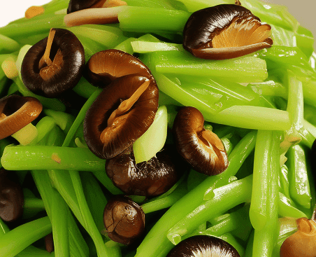 每天一道快手菜——芹菜炒香菇