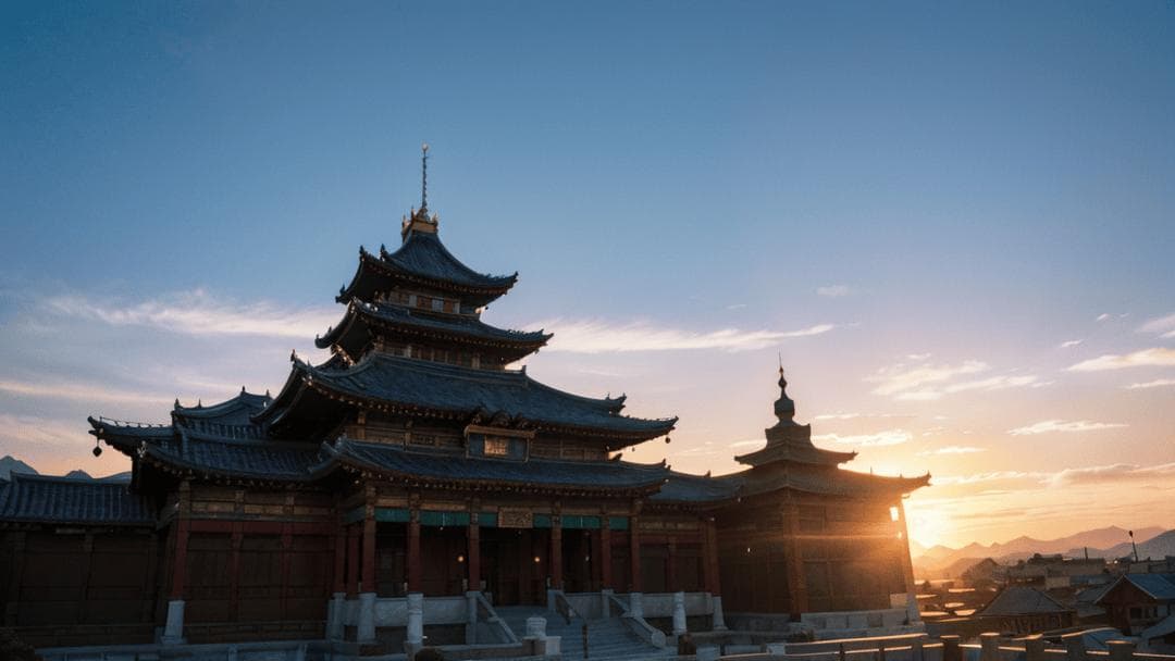 穿越时空之行：登滕王阁，吟《滕王阁序》，王勃邀我，梦回初唐