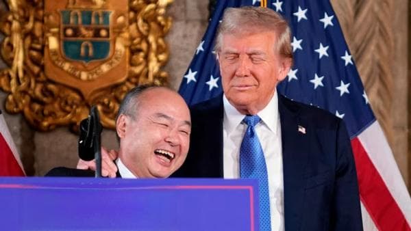 日本软银宣布千亿美元投资美国计划，特朗普笑问：能不能加倍？
