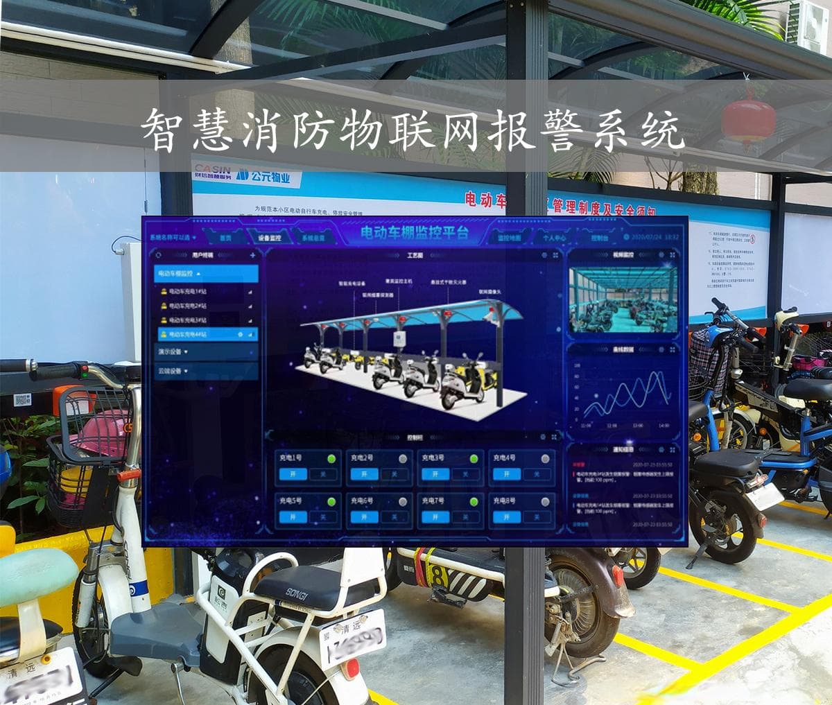 智慧消防物联网报警系统组成与特点