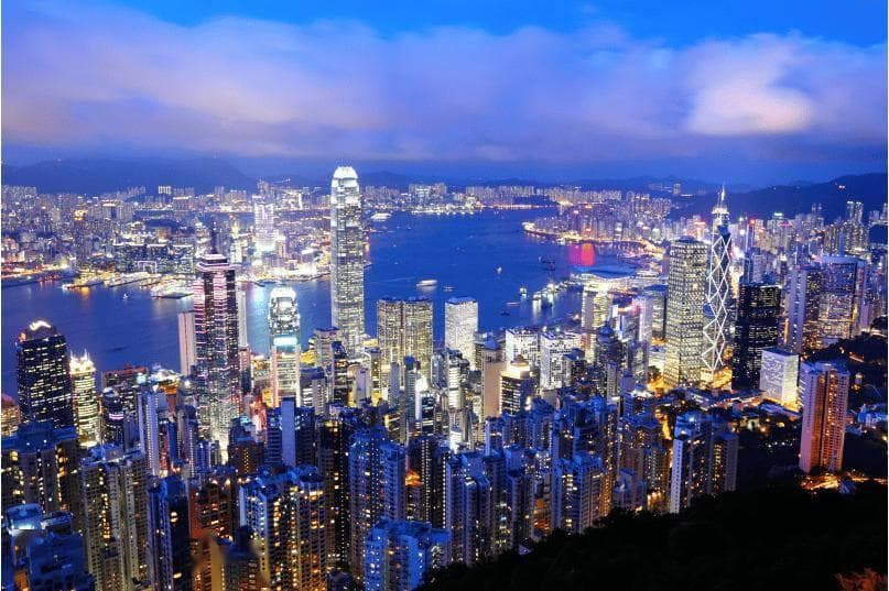 香港维港的夜景看过一次就真的忘不掉了！